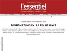 Tablet Screenshot of essentiel-int.com